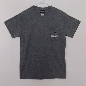 Harley Davidson Grey T-Shirt with Pocket Size M